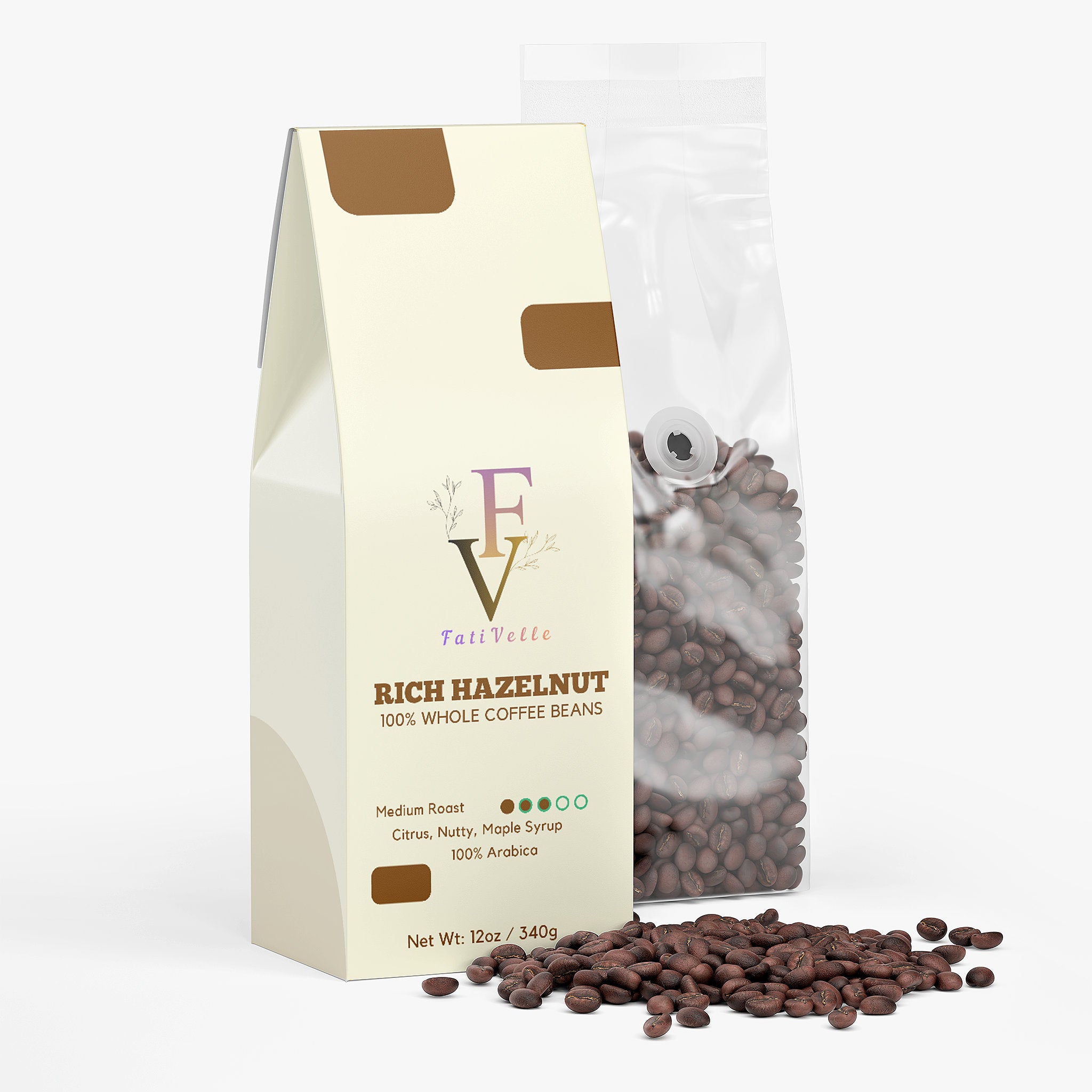 Rich Hazelnut Coffee (Medium Roast)